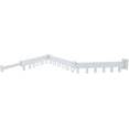 thumbnail image 2 of Miumaeov Wall Mounted Retractable Clothes Drying Rack, Foldable Rotatable Clothes Hanger with 18 Hooks Space Saver Clothes Rack for Laundry Balcony Bedroom (White), 2 of 6