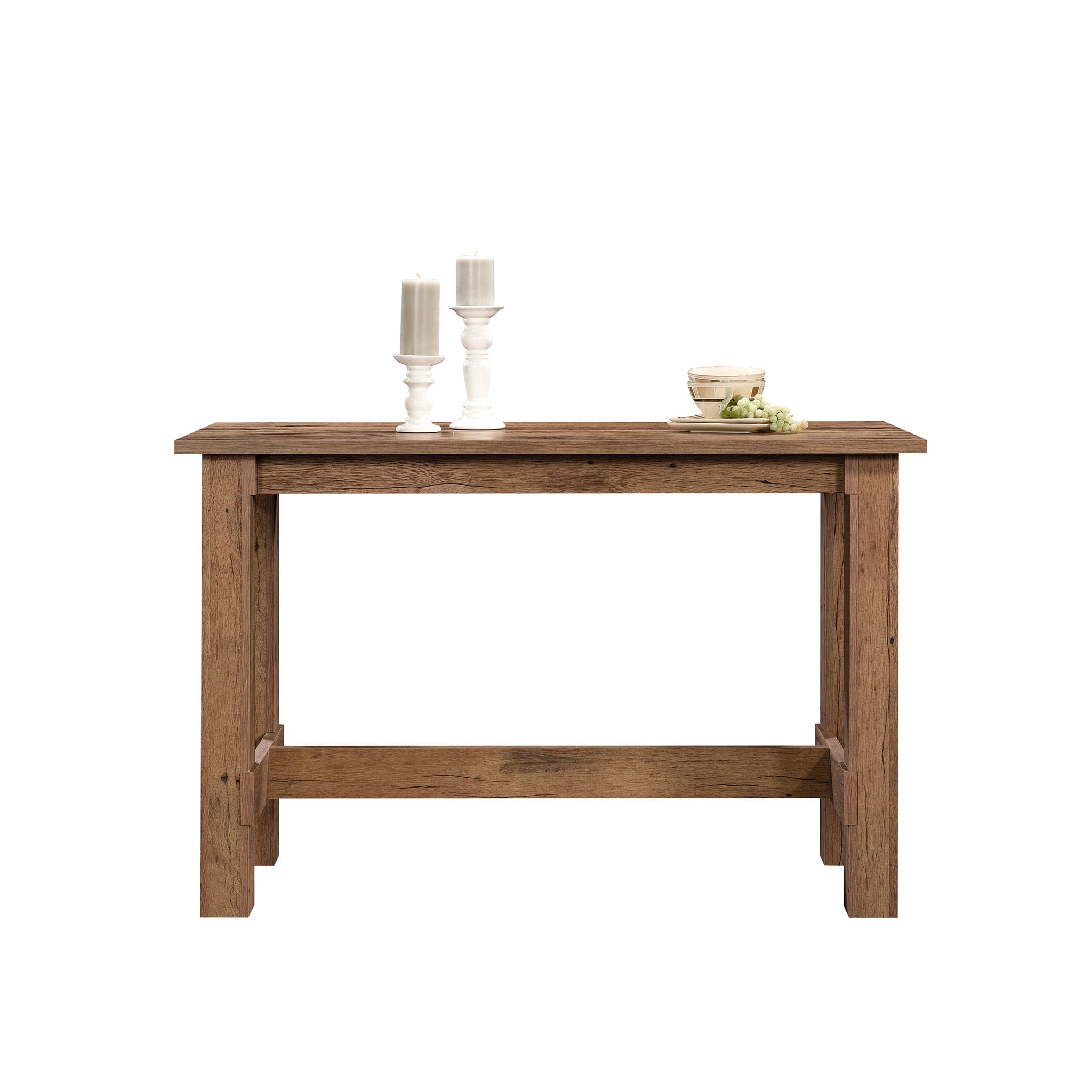 Sauder Boone Mountain Counter Height Dining Table, Vintage Oak Finish