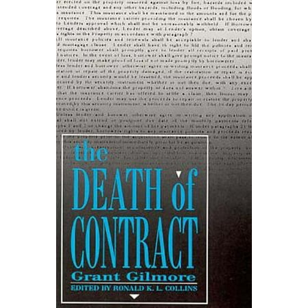 Death Of Contract Second Edition Walmart Com
