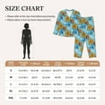 thumbnail image 5 of Uemuo Sunflowers Pattern Womens Pajama Sets,PJ Set for Women,Pajamas for Women Logo,Long Sleeve Pajama Set for Women,Soft Long Sleeve Top With Pants-Small, 5 of 9