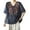Navy, variant on DTBPRQ Women's Summer Embroidered Mexican Shirts Short Sleeve Casual Tops Blouse Casual Cotton Linen Shirts
