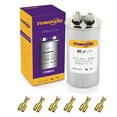 thumbnail image 1 of Capacitor for AC 40MFD 40uF ±5% 370VAC/440 Volt CBB65 Run Start Capacitor for AC. for Condenser Straight Cool or AC Motor and Fan Starting or Heat Pump Air Conditioner (Universal Compatibility), 1 of 3