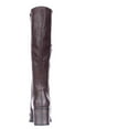 thumbnail image 3 of womens dallia scrunch toe riding boots, dark brown, 3 of 6