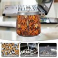 thumbnail image 6 of Yayeee Ashtray with Lid for Cigarette Smokeless Stainless Steel Home Ash Holder, Fall Pattern, 6 of 7