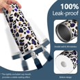 thumbnail image 2 of Leopard Print 30oz Handheld Travel Tumbler with Handle – Double Wall Stainless Steel Insulated Cup, Flip Straw Lid, Leak-Proof & BPA-Free for Hot and Cold Drinks – Durable Coffee & Juice Mug White, 2 of 6