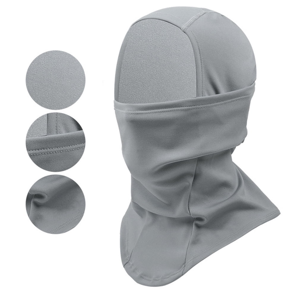 Unisex Balaclava Ski Mask Glasses Holes Padded Warm for Electric Bikes