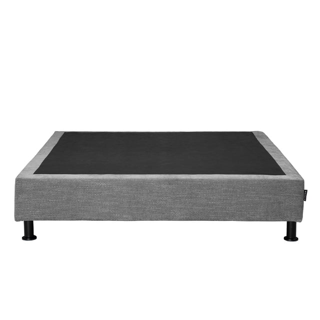 Box Base Cama Individual Dicasa Gris Oscuro
