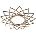 thumbnail image 2 of Ekena Millwork 20"OD x 7 3/4"ID x 1/4"T Eleanor Wood Fretwork Pierced Ceiling Medallion, Birch, 2 of 3