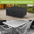 thumbnail image 7 of AuraLane Patio Furniture Covers(108"×82"×28" ),Outdoor Furniture Cover Waterproof,Heavy Duty Oxford Patio Table Cover for Outdoor Sectional Sofa Set, 7 of 7