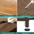 thumbnail image 5 of YINTATECH 7-Drawer Fabric Dresser, Brown, Metal Frame, Bedroom Storage Unit, 5 of 8