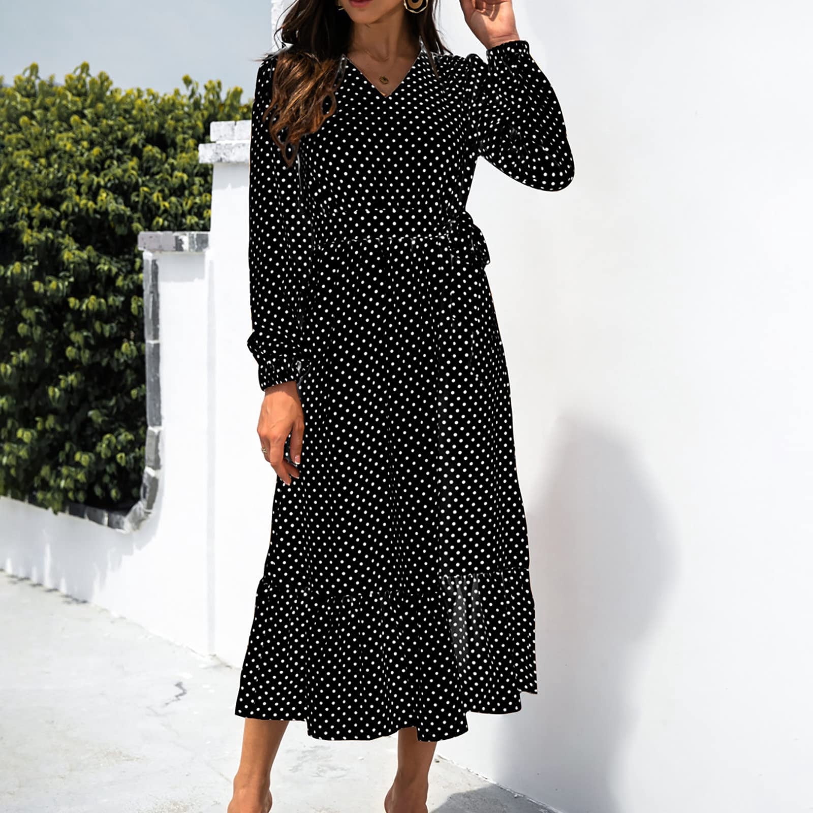 Party Fall Ankle Length Dress | Walmart 