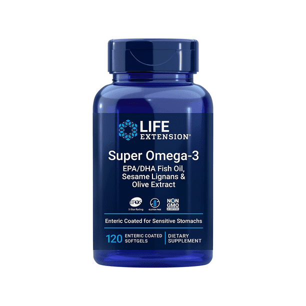 Life Extension Super Omega3 EPA/DHA Sesame Lignans & Olive Extract