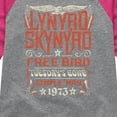 thumbnail image 3 of Lynyrd Skynyrd - Hits  - Toddler & Youth Girls Raglan Graphic T-Shirt, 3 of 5