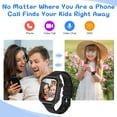 thumbnail image 4 of Eurhowing GPS SmartWatch, 4G Kids Phone Watch with SIM Card, Real-Time Location, SOS, 2 Way Video Call, Voice Chat, HD Touch Screen Camera, Gifts for Boys Girls Age 3-12 (Black), 4 of 9