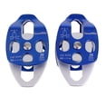 thumbnail image 2 of Polea doble Sharpla de rodamiento de bolas 2Pcs 32KN para sistema de aparejos de bloque Azul, 2 of 7