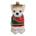 thumbnail image 3 of Ceramic Cinco De Mayo Chihuahua Dog With Sombrero Hat And Serape Cookie Jar 10"H, 3 of 6
