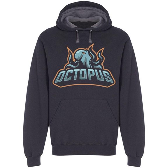 Giant Octopus, Hoodie Men -Image by Shutterstock, Male 3X-Large