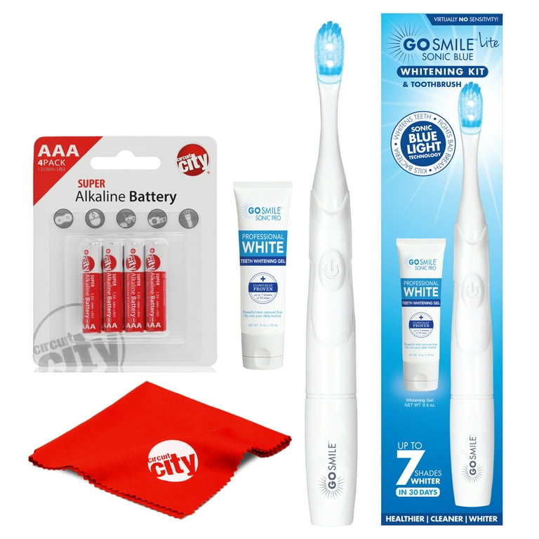 GO SMILE SONIC PRO 6 PC BLUE deals LIGHT TOOTHBRUSH