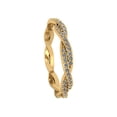 thumbnail image 3 of Natural 2.00Ct Round Cut Diamond Twist Anniversary Wedding Eternity Band Ring Solid 18k Gold FG VS2, 3 of 3