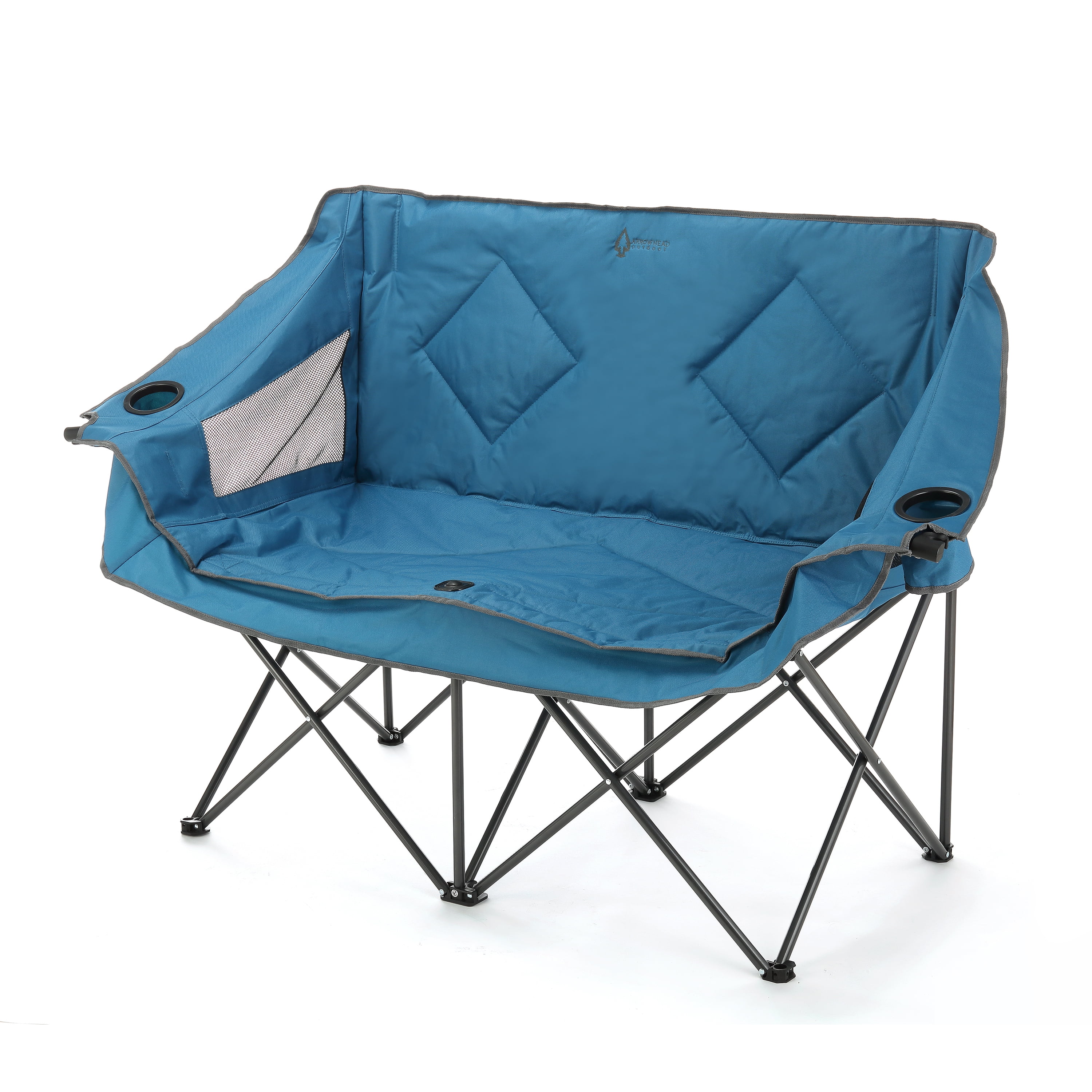 ARROWHEAD OUTDOOR Portable Folding Double Duo Camping Chair Loveseat w