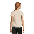 thumbnail image 2 of Time and Tru Women's Smoothing Tee with Short Sleeves, Sizes XS-XXXL, 2 of 4