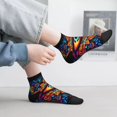 thumbnail image 2 of Naloa Vibrant Psychedelic Eye Ankle Socks for Women Non Slip Socks No Show Socks Classic Low Cut Casual Socks Casual Socks, 2 of 7