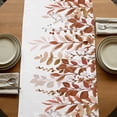 thumbnail image 5 of Table Runners 70 Inches Long Dress Scarves, Brown Leaves Farmhouse Coffee/Dining/Kitchen Table Decor, Holiday Table Runner, Summer Botanical 13x70 Inch, 5 of 9