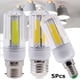 thumbnail image 1 of Bombillas LED COB de maíz para el hogar, Bombilla de ampolla blanca brillante para dormitorio, E27, E26, E14, E12, B22, 220V, 110V, 12W, 16W, 5 unidades, 1 of 3