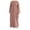 Pink, variant on Women's Modest Abaya Muslim Dress Solid Color Full Length Prayer Robe Overall Hijab Thobe Crewneck Abaya Dress