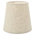 thumbnail image 4 of Modern Lampshade Beige Cloth Metal Easy Installation for Bedroom 1Set, 4 of 6