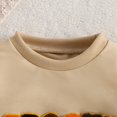 thumbnail image 4 of GYRATEDREAM Newborn Baby Girl Boy Halloween Outfits Long Sleeve Pumpkin Romper Sweatshirt Cute Sweater Fall Tops, 4 of 7