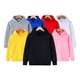 thumbnail image 2 of Sudaderas con capucha de moda para niños, primavera otoño 2021, sudaderas con capucha informales para niñas, sudaderas con capucha de Color sólido para niños, sudaderas, Tops New14T Gao Jinjia LED, 2 of 2