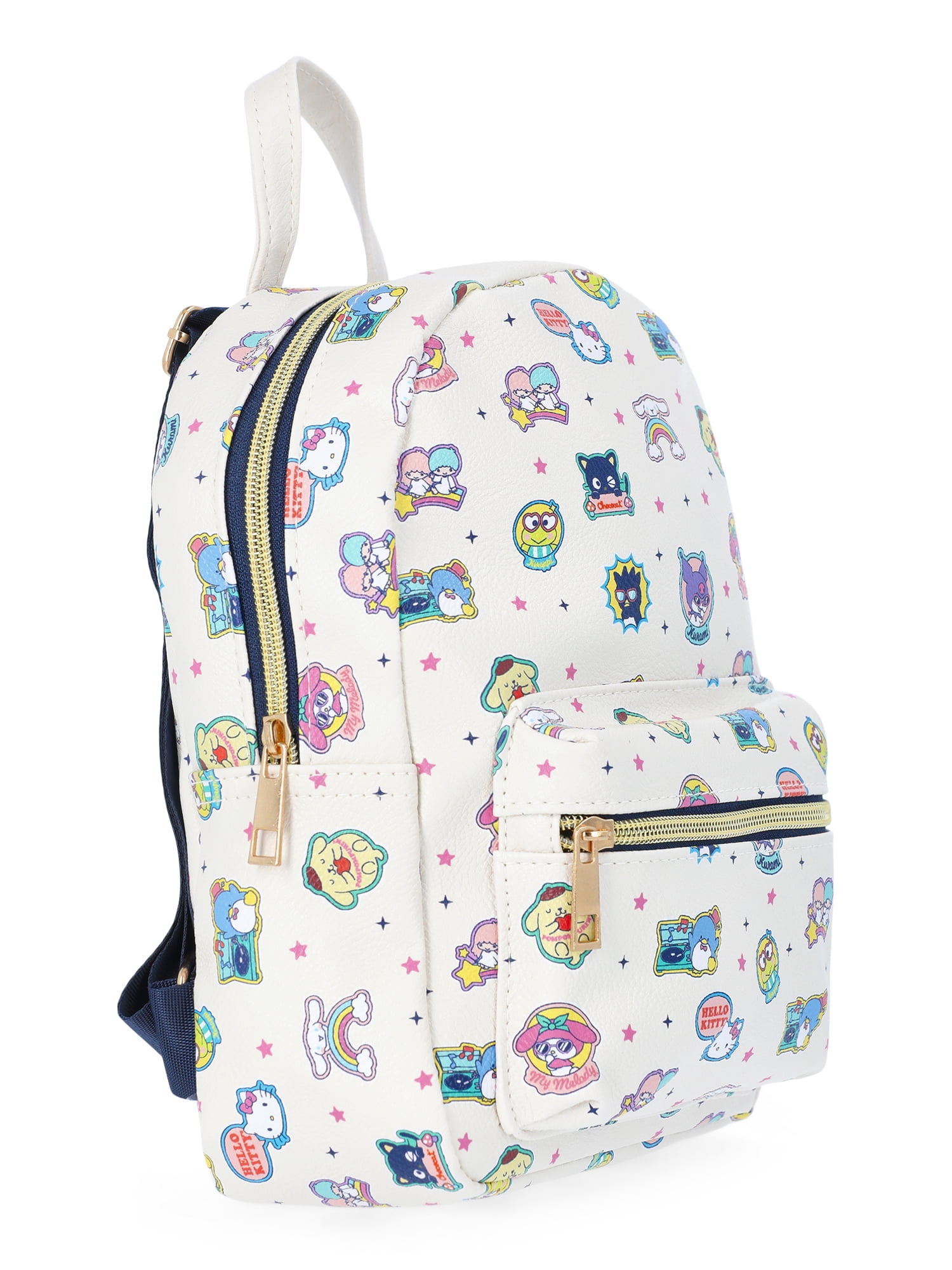 Sanrio Girl's Hello Kitty and Friends Mini Backpack, Off-White