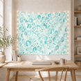 thumbnail image 5 of Teal Leopard Rings Across an Off-White Background, Dreamy Watercolor for Animal Print Fans, Wildlife Wall Art, Housewarming Gift, Tapestry Wall Hanging for Bedroom and Studio, 5 of 7