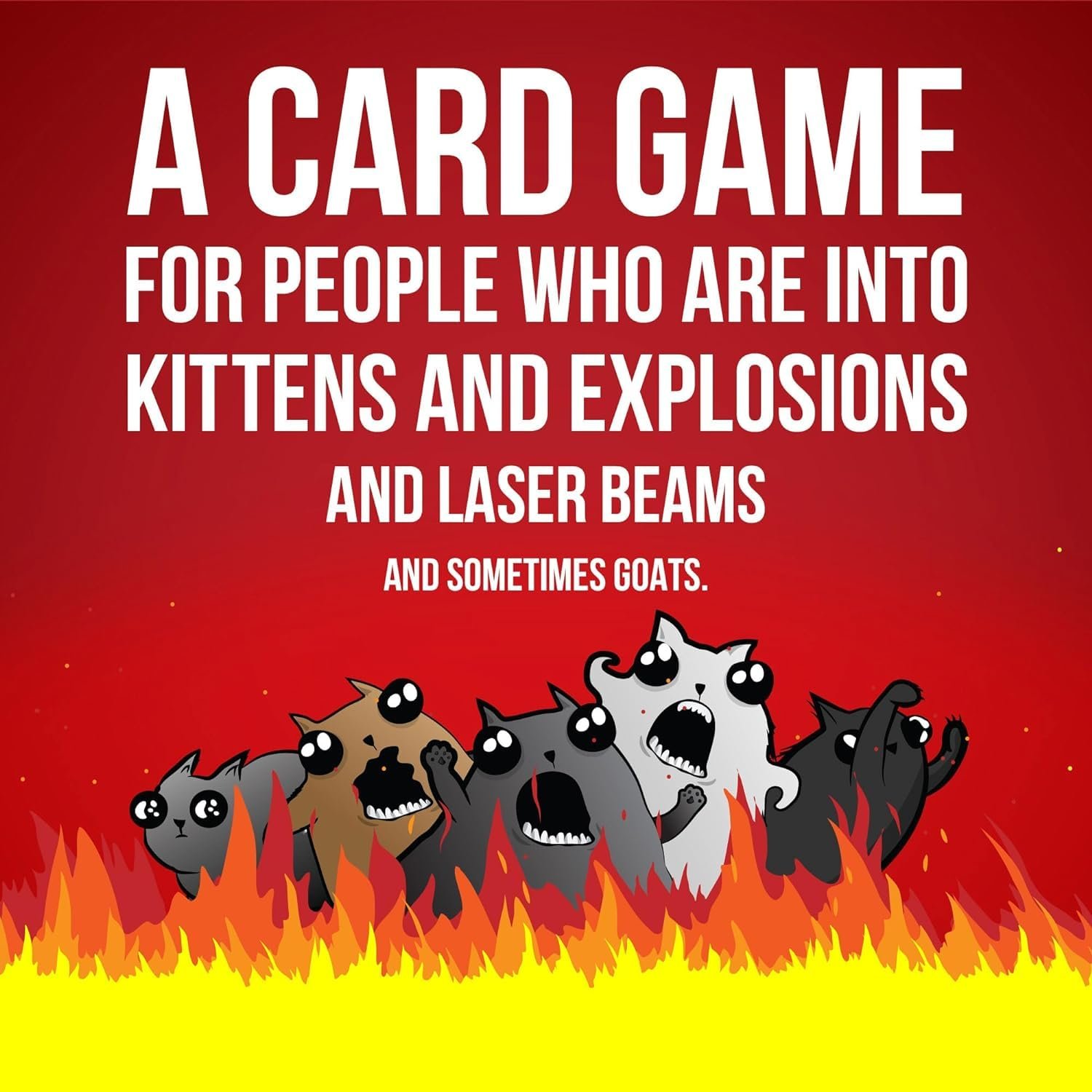Exploding Kittens LLC - A Russian Roulette Card Game, Easy Family-Friendly Party Games - Card Games for Adults, Teens & Kids - 2-5 Players