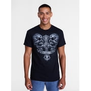 Humor Men's and Big Men's Skulls Cotton Graphic Tee with Short Sleeves, Sizes S-3XL