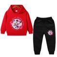 thumbnail image 3 of Ropa de primavera para niños, suéter de manga larga con capucha y pantalón de Frozen Elsa para niñas, conjuntos de 2 piezas, ropa para niñas pequeñas, 3 of 5