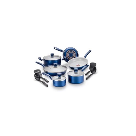 Blue Initiatives 14 Piece Non-Stick Cookware Set G918SE64