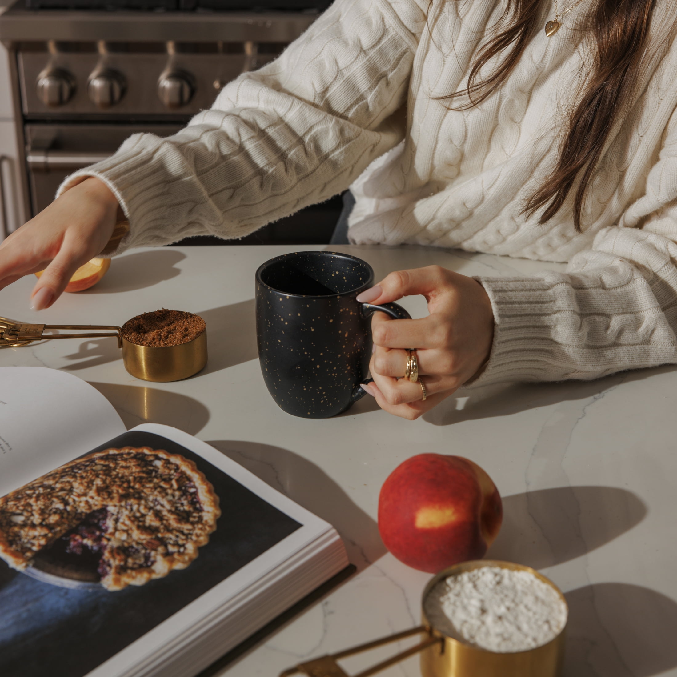 Thyme & Table Merrick Mug, Black