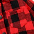 thumbnail image 6 of Younger Tree Toddler Boy Flannel Shirt Baby Long Sleeve Hooded Plaid Button Shirt Cliothes for 3-4T, 6 of 6