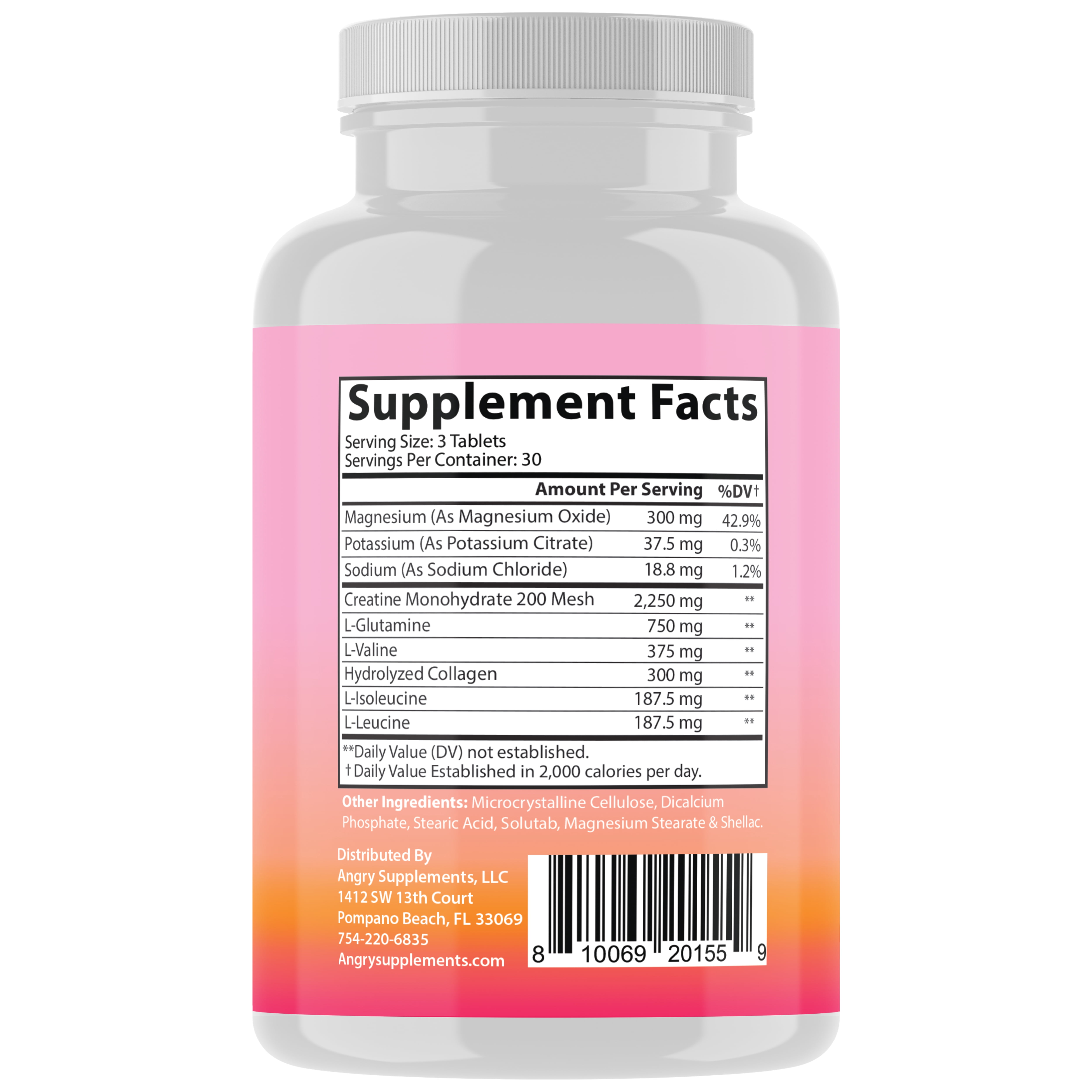 Better Booty Creatine Complex Tablets for Women, Premium Creatina Monohydrate, Glute Builder Supplement, 90ct (2-Pack)