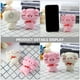 thumbnail image 5 of KAKOWELY 6 llaveros colgantes de animales de peluche de dibujos animados, bolsas de cerdito de peluche, colgantes, 5 of 5