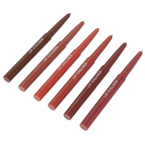 Matte Lip Liner, Easily Draw Lip Liner Pencil Beautiful 6pcs 0.3g for Party Use