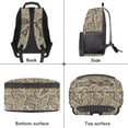 thumbnail image 6 of Pzuqiu Green Camo Bow 17 Inch Kids School Backpack for Students Ages 6-18 Elementary Backpack with Adjustable Breathable Straps Large Capacity Lightweight Schoolbag for Back to School, 6 of 7