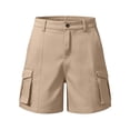 thumbnail image 7 of Odeerbi Kids Boys Girls Cargo Shorts Solid Color School Uniform Shorts with Pockets, 7 of 7