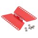 thumbnail image 1 of Pedal de pie D90 de metal con escalón lateral, fácil de usar, resistente al desgaste, deslizador de placa lateral alto Rojo, 1 of 6