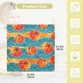 thumbnail image 2 of Dreamtimes 5 PCS Bright Pumpkin Watercolor Baby Muslin Washcloths, Face Towel Burp Cloths Ultrasoft Absorbent Cotton Bath Wipes Towels for Newborn Boys Girls, 2 of 7