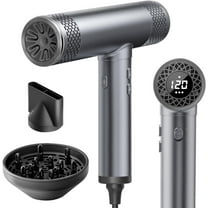 LEMULEGU Ionic Hair Brush Dryer, Hot Cold Air, High Heat for Curls, Size 7.7*1.7*7.3