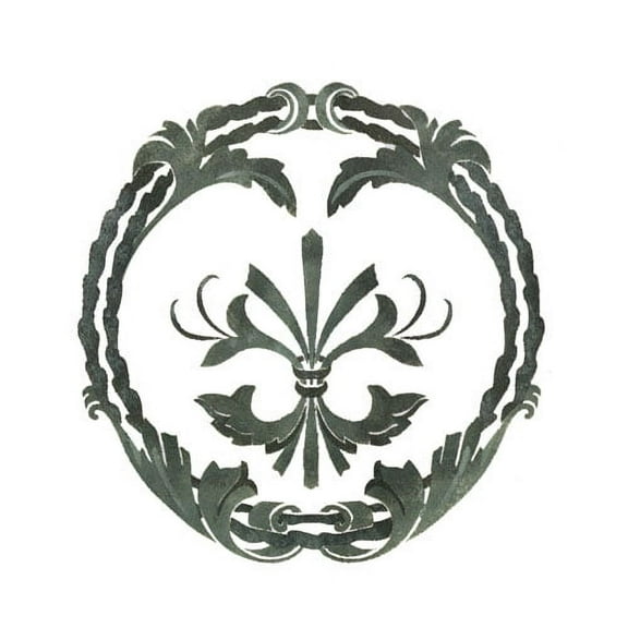 Cartouche Wall Stencil - DEE617 by DeeSigns