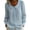 Blue, variant on Womens Cute Button Down Shirts Floral Embroidered Collared Long Sleeve Tops Fall Casual Vacation Work Blouses Yellow XL
